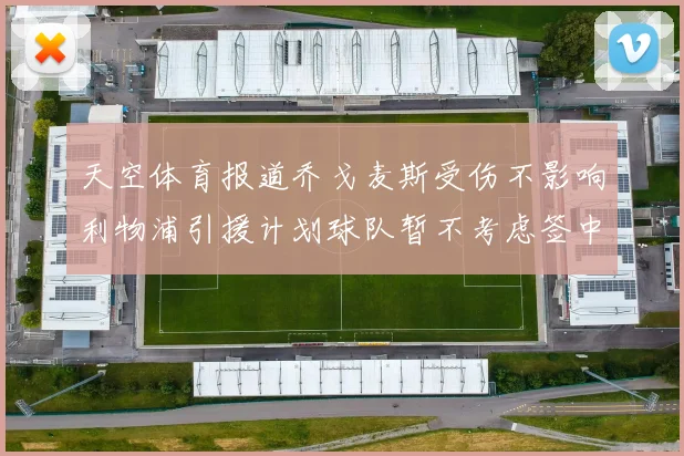 天空体育报道乔戈麦斯受伤不影响利物浦引援计划球队暂不考虑签中卫